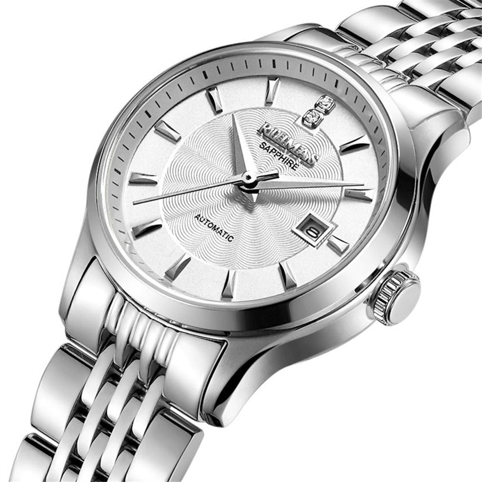 RUIMAS Brand Luxury Women Automatic Mechanical Watches Fashion Ladies Business Casual Wristwatch Sapphire Clock Reloj Mujer 6755